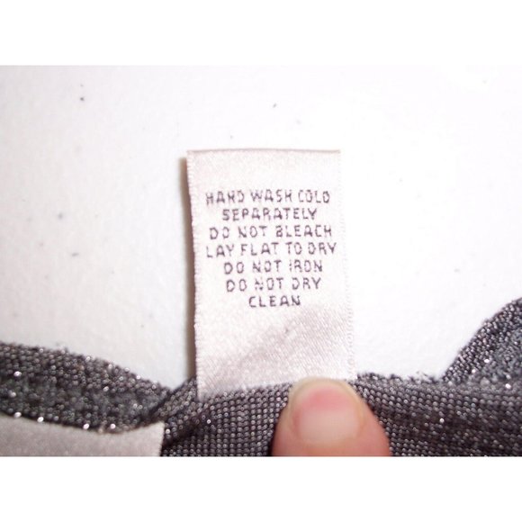 Chicos Travelers Jacket 0 XS S Silver Metallic Open Tie Front - Picture 7 of 7